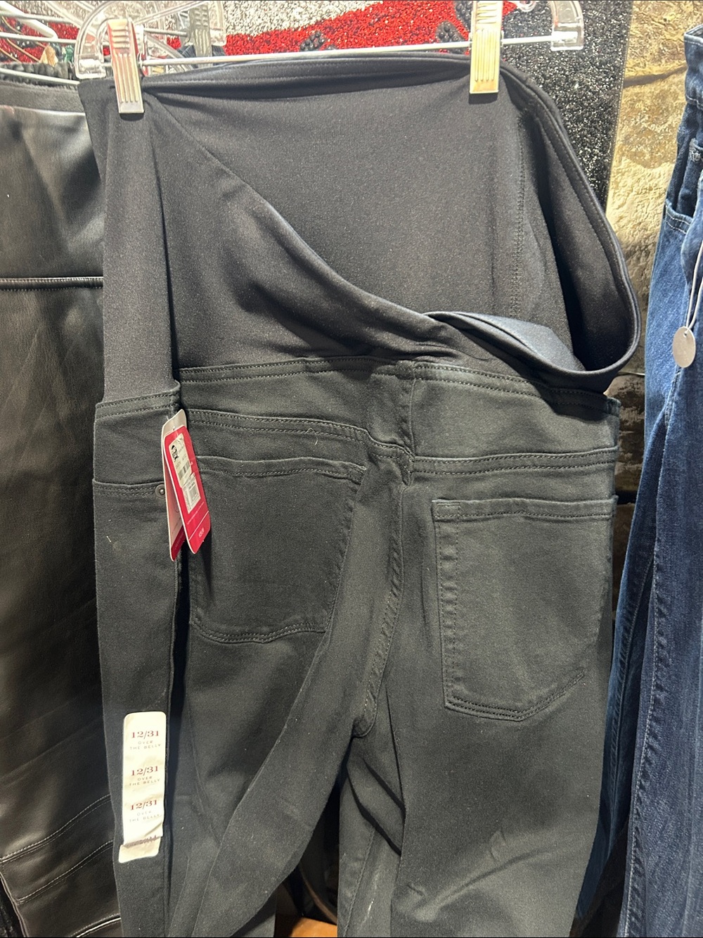 Isabel Maternity by Ingrid & Isabel Black Slim Straight Men’s Jeans